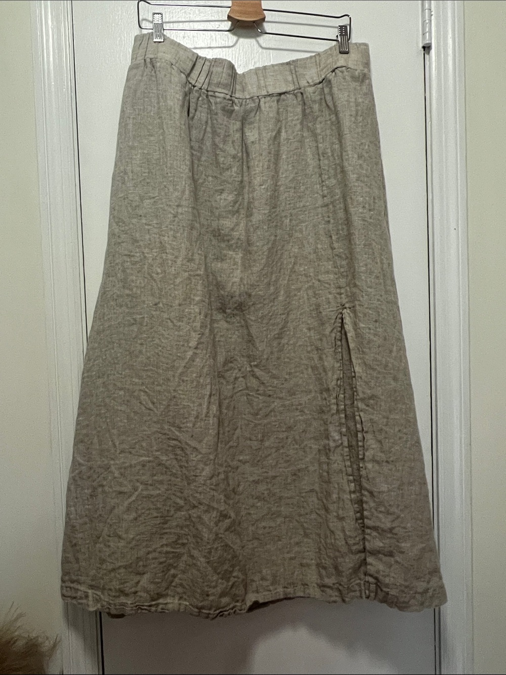 Quince linen maxi skirt xl